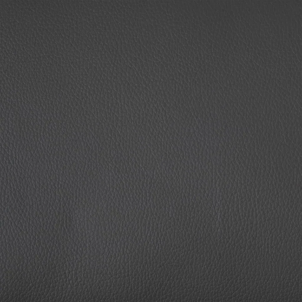 Cube armchair, grey faux leather
