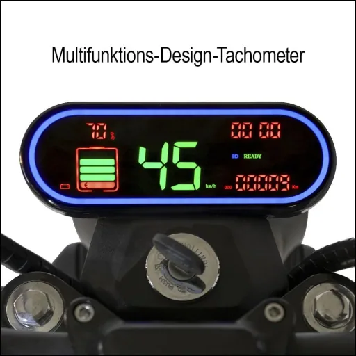Design E-Scooter "Max" 45 km/h white