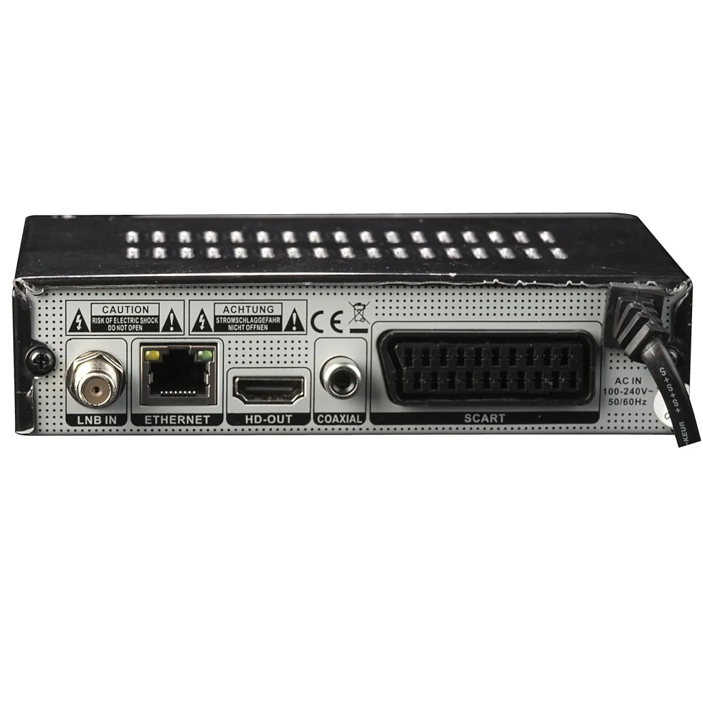 SAT receiver with USB media playback, HDMI and Scart connection