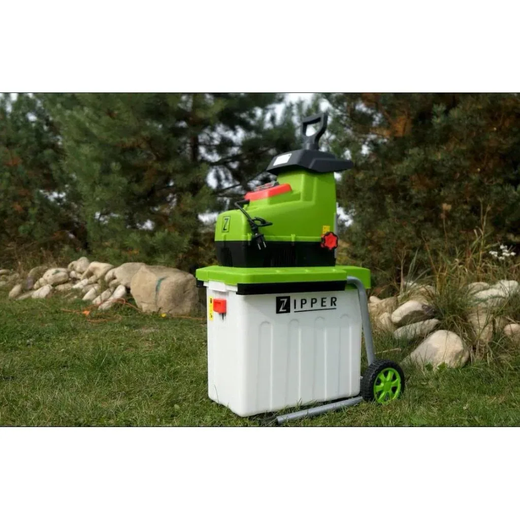 Shredder - 2800W - 60L collection container - Ø44 cm