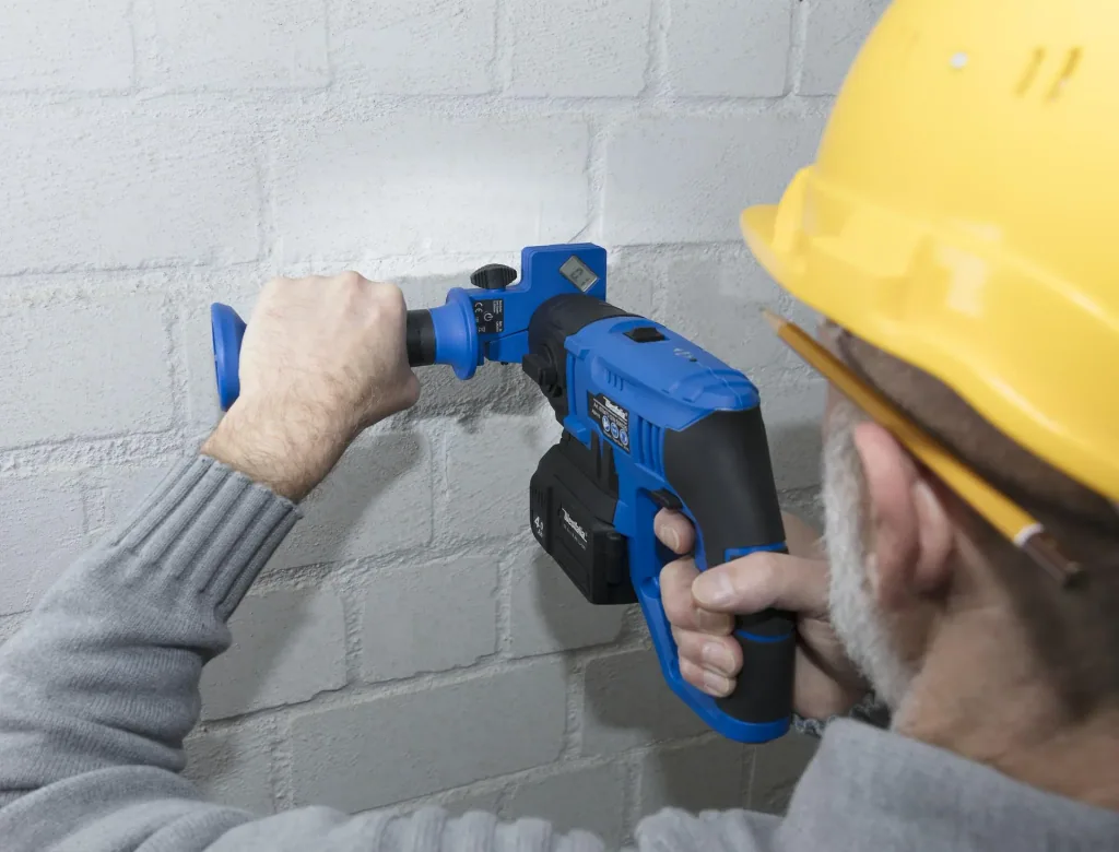 Drilling depth gauge BT95 including 4 SDS-Plus drills
