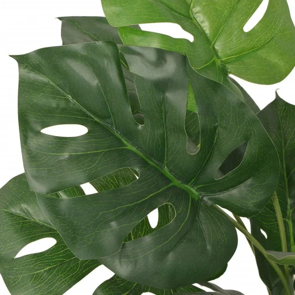 Artificial plant with pot monstera 45 cm green