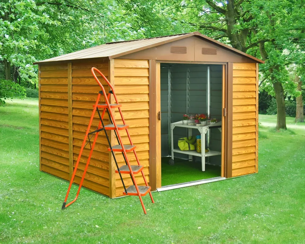 Tool shed FRANKFURT II 911, wood look