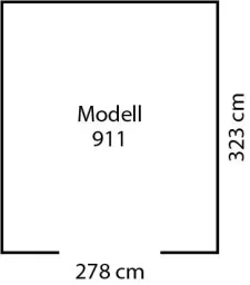 Tool shed FRANKFURT II 911, wood look