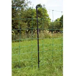 Ovi Netting Green 108cm - 50 meters double post, black post