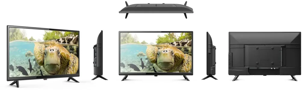 19-inch LED TV including DVB-T antenna, 12/24 and 230 volts