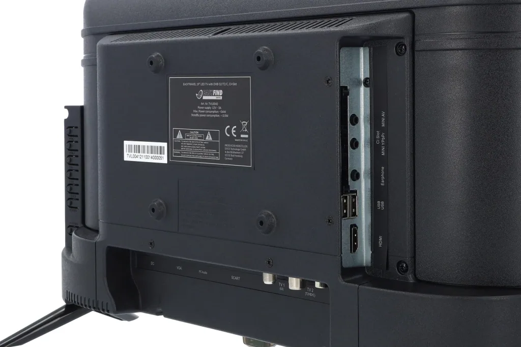19-inch LED TV including DVB-T antenna, 12/24 and 230 volts