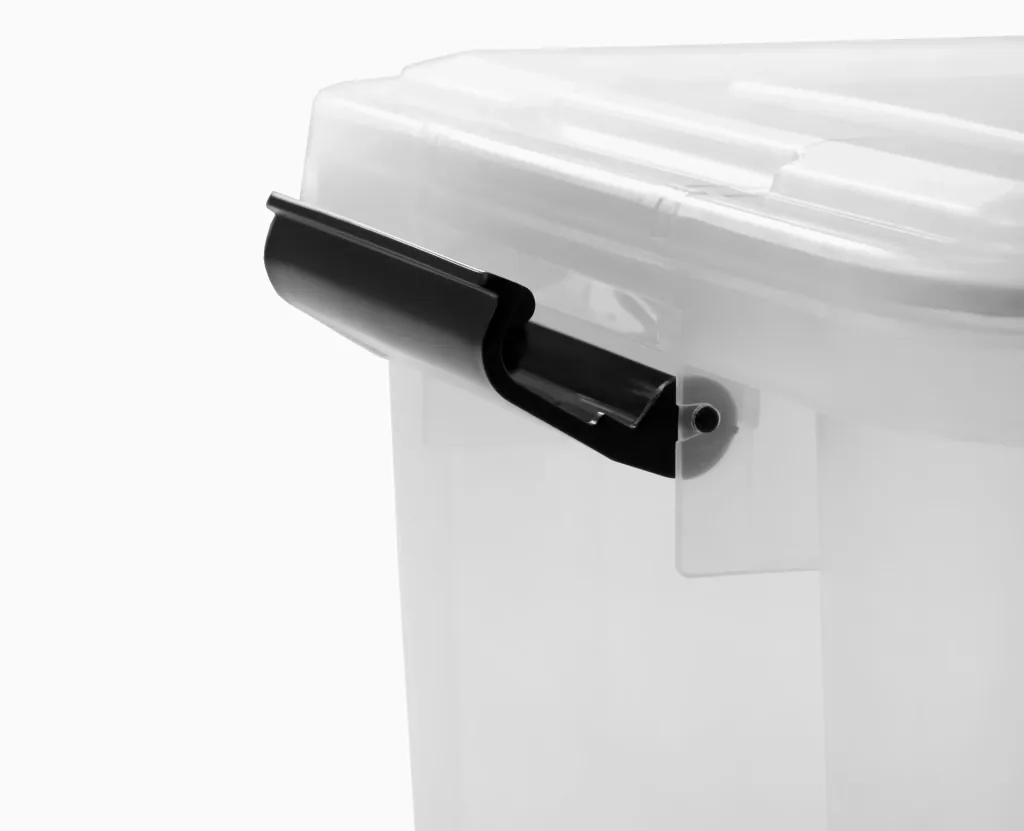 Waterproof box AT-SD C/C/Bk, transparent, 20 liters