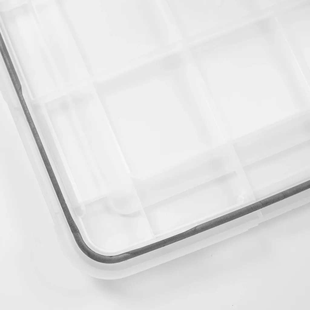 Waterproof box AT-SD C/C/Bk, transparent, 20 liters