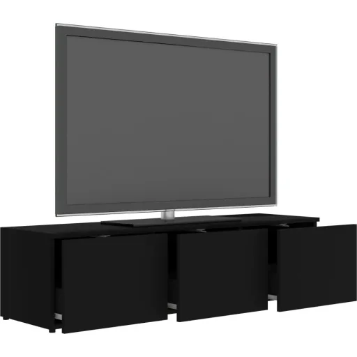 TV cabinet 120x34x30 cm chipboard black
