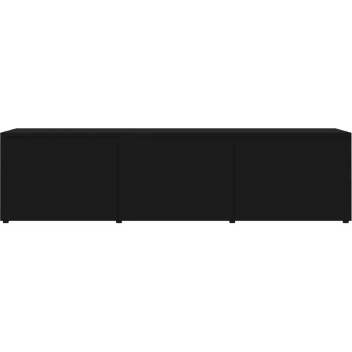 TV cabinet 120x34x30 cm chipboard black