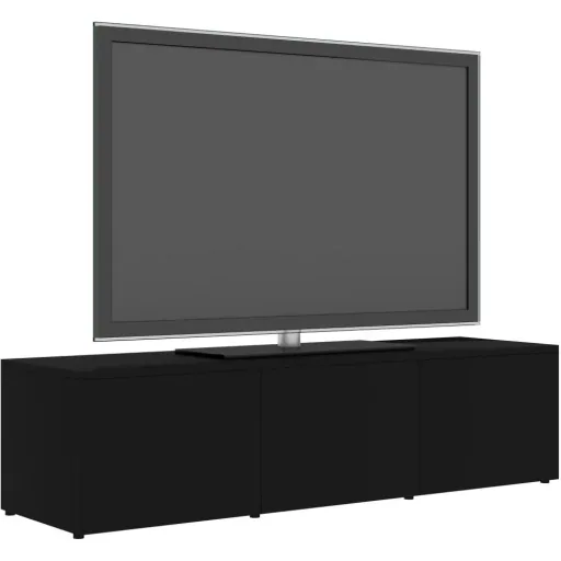 TV cabinet 120x34x30 cm chipboard black