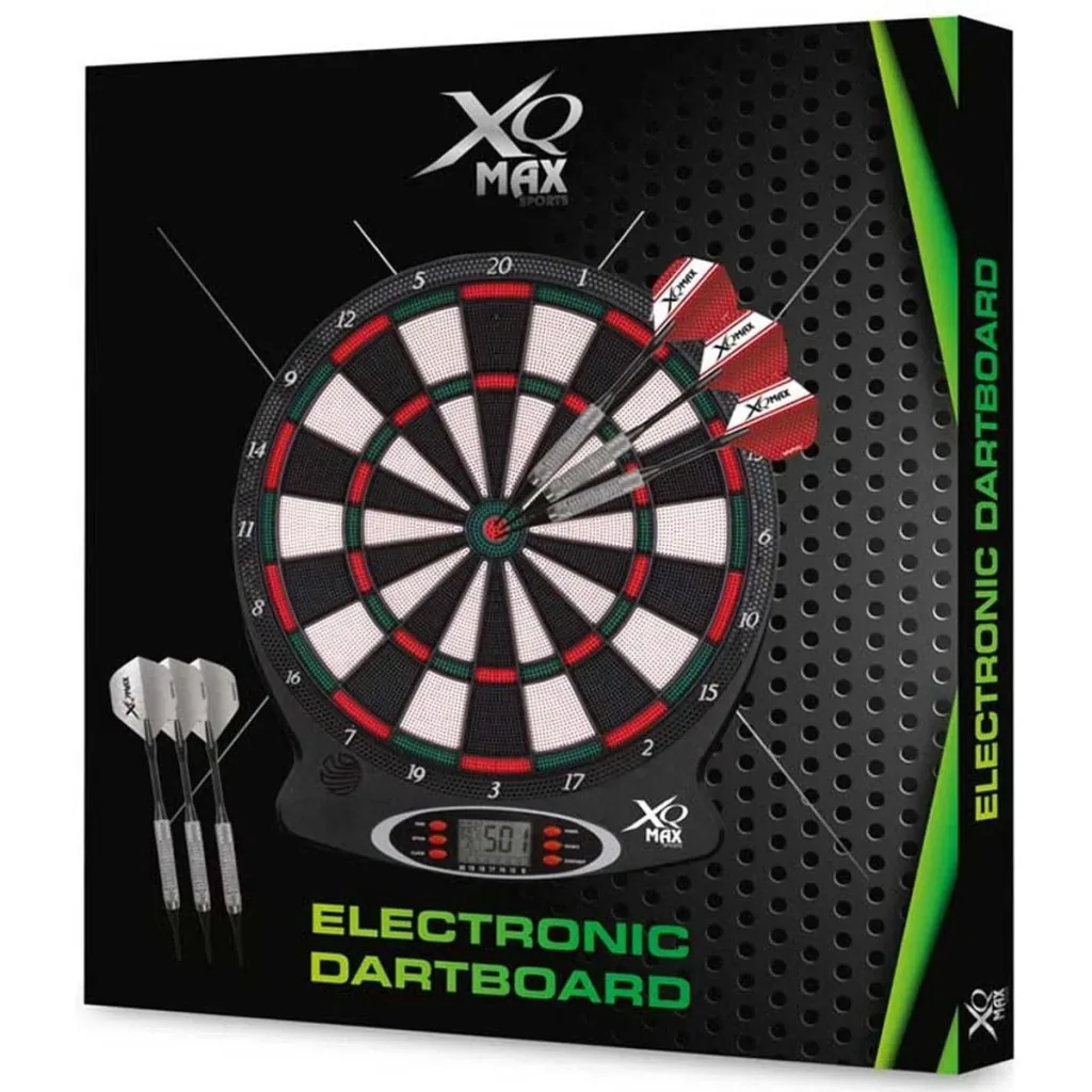 XQ Max Electric Dartboard - 159 game variations - including darts