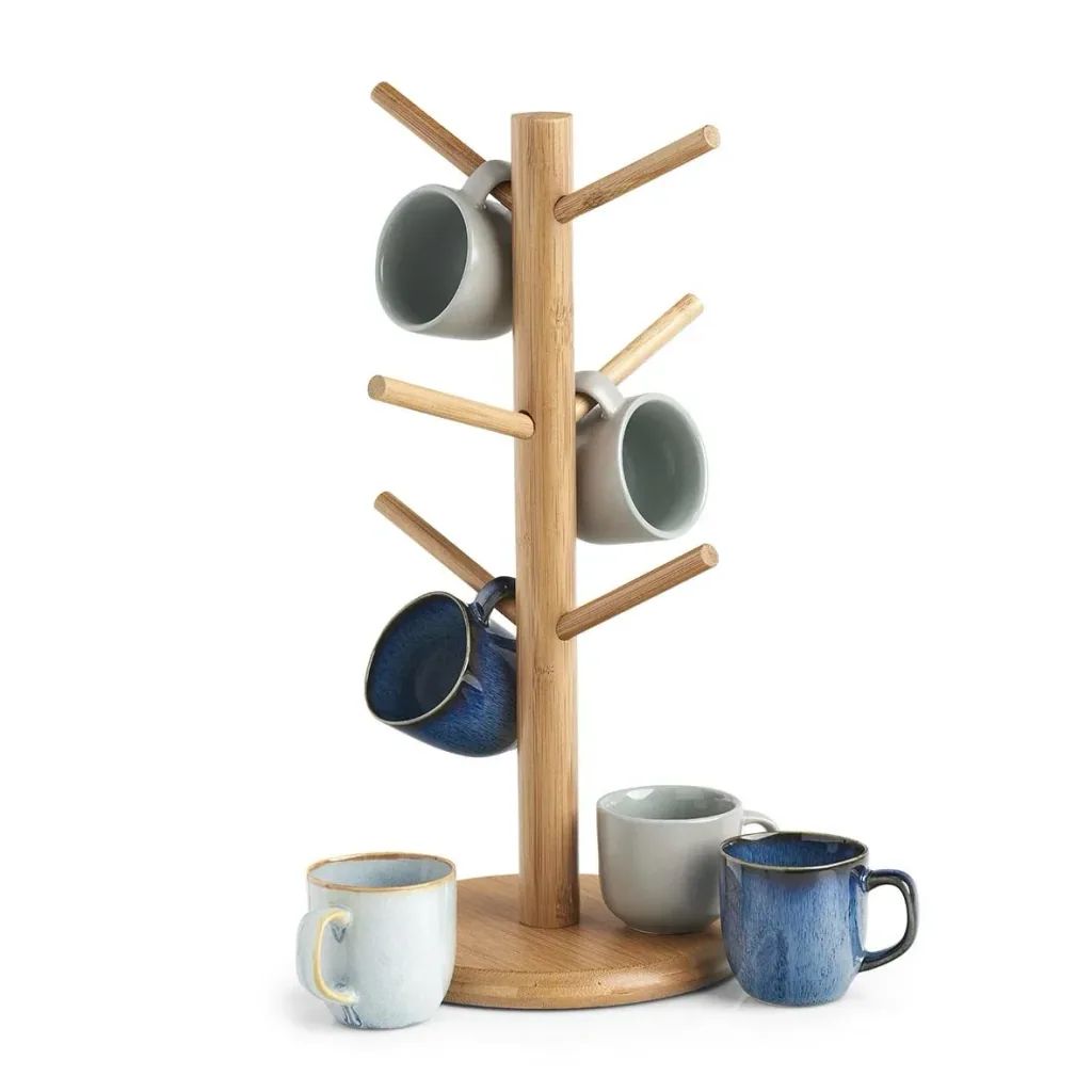 Cup stand, bamboo
