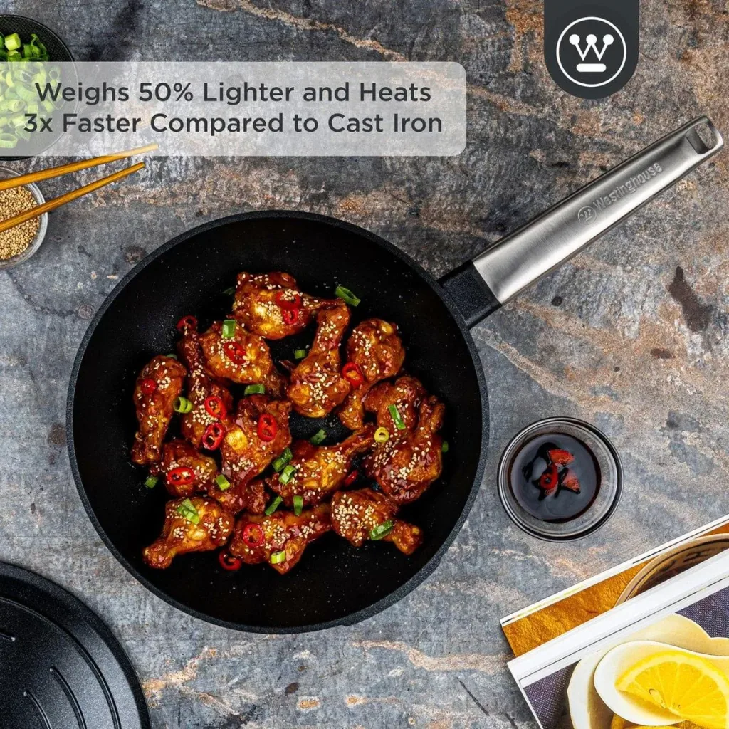 Performance Series Wok Pan - Wok with Lid - 28 cm - Black