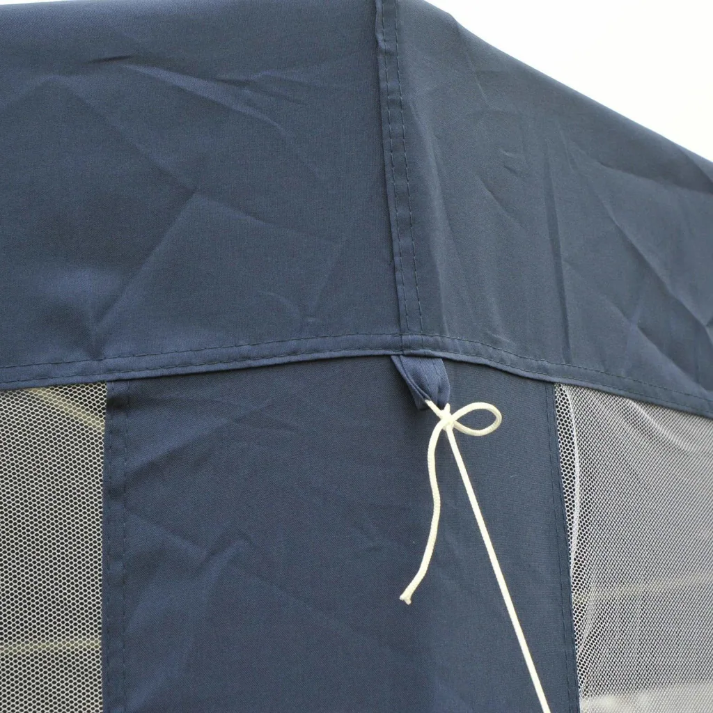 Pavilion garden pavilion hexagonal blue 3.9m x 3.9m