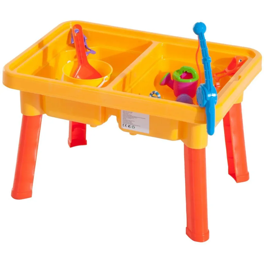Play table sandpit table with accessories