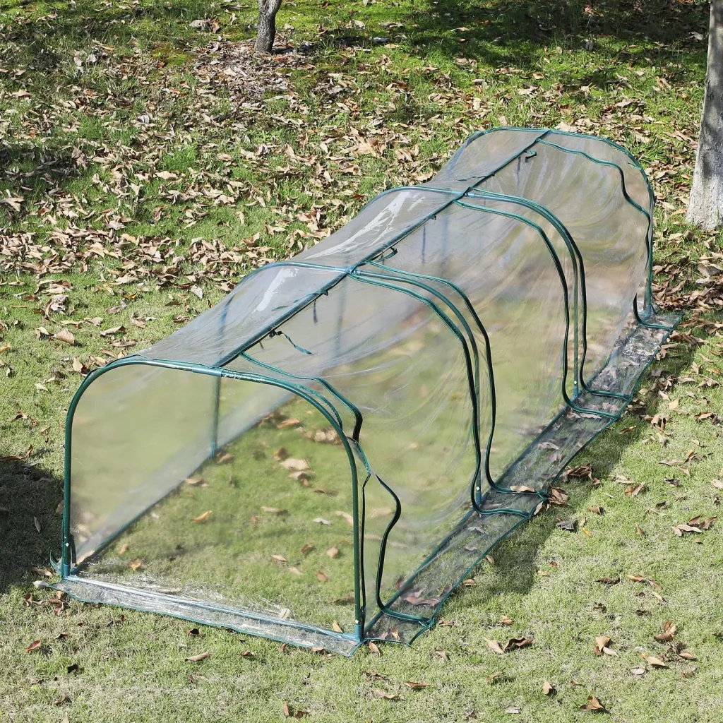 Polytunnel with 3 doors
