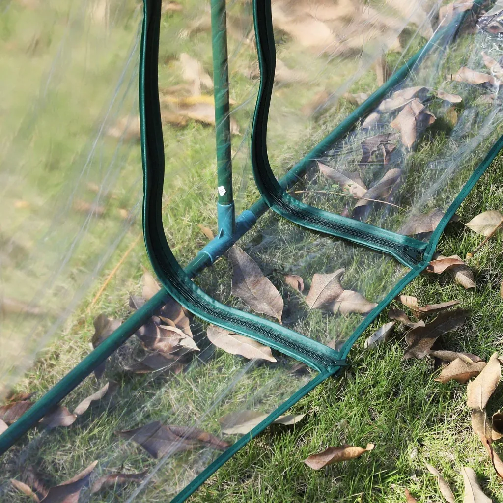 Polytunnel with 3 doors