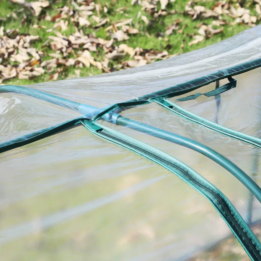 Polytunnel with 3 doors
