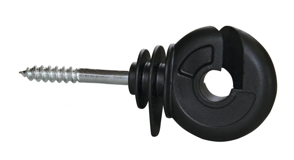 Ring insulator "Compact", black, 25 pieces bag