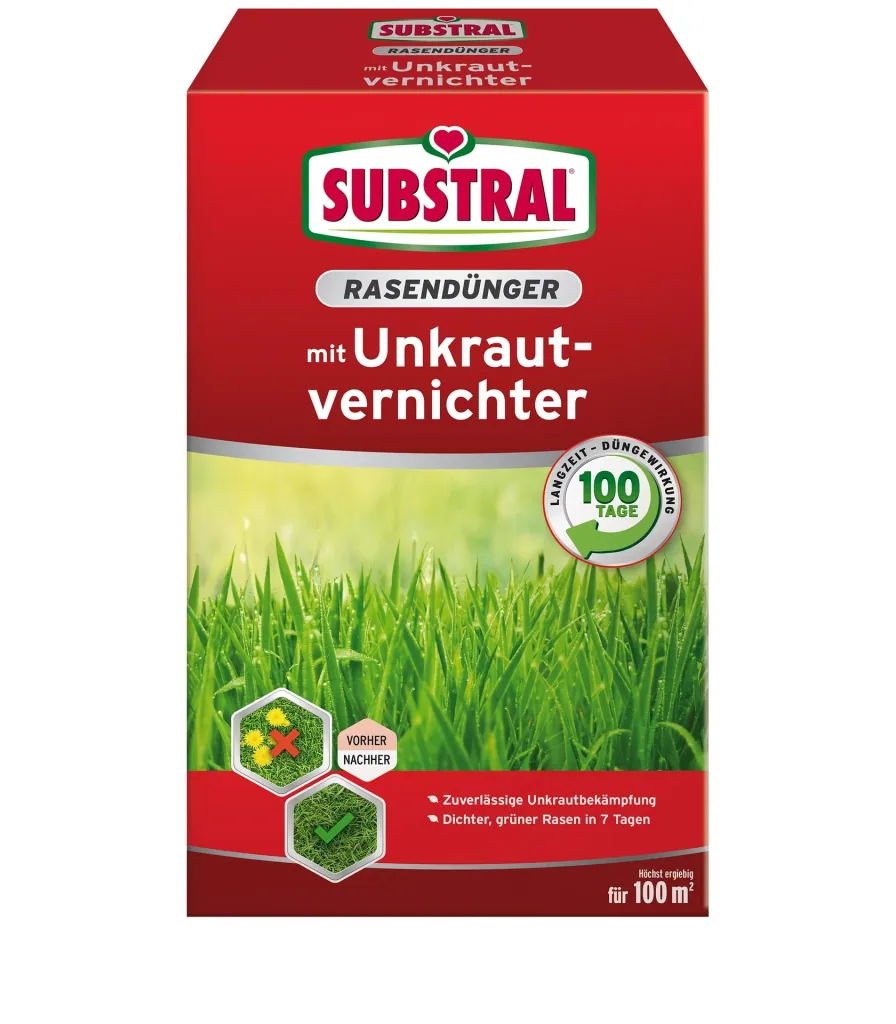 Lawn fertilizer with weed killer 2 kg