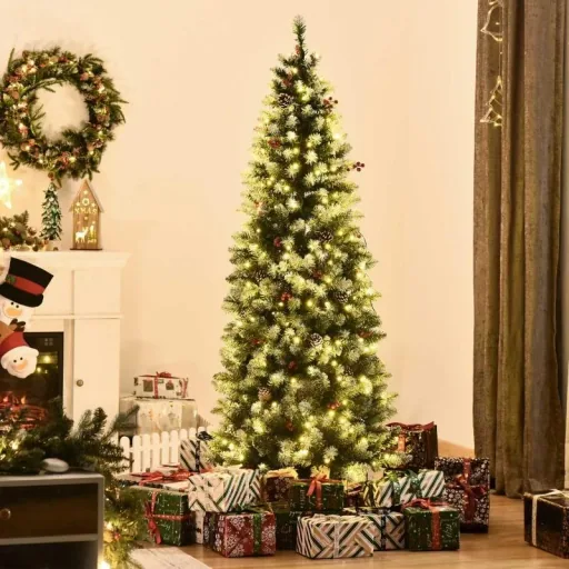 Christmas tree 1.8 m Christmas tree fir tree with 34 red berries