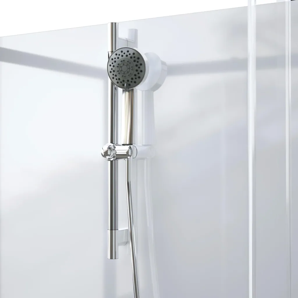 Komplettdusche "Silver Round" 90 x 90 x 217 cm