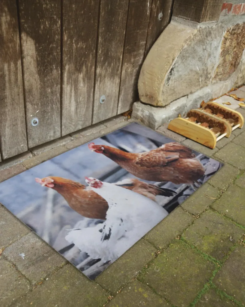Doormat with photo print