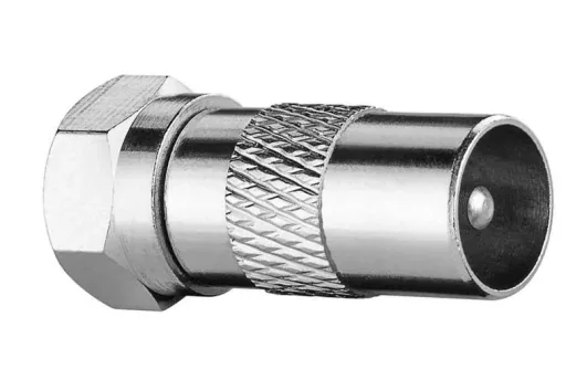 SAT adapter F-connector-coax connector
