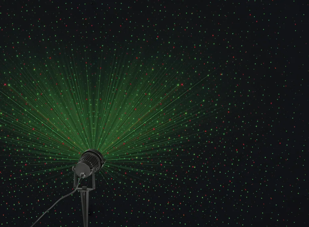 Laser spotlight with remote control