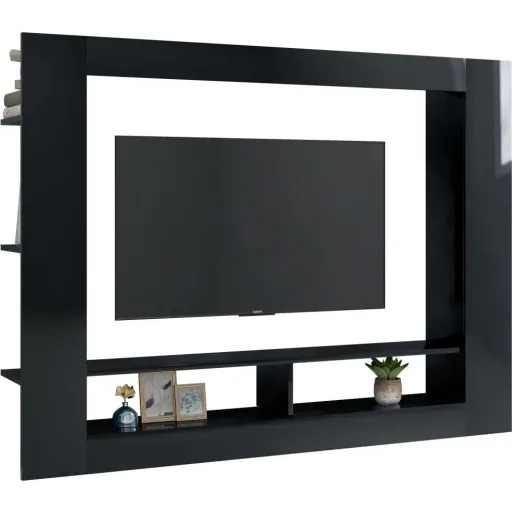 TV cabinet 152x22x113 cm high-gloss black