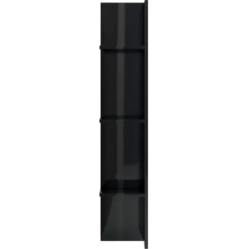 TV cabinet 152x22x113 cm high-gloss black