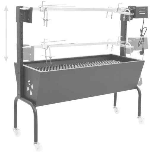 BBQ Rotisserie electric stainless steel