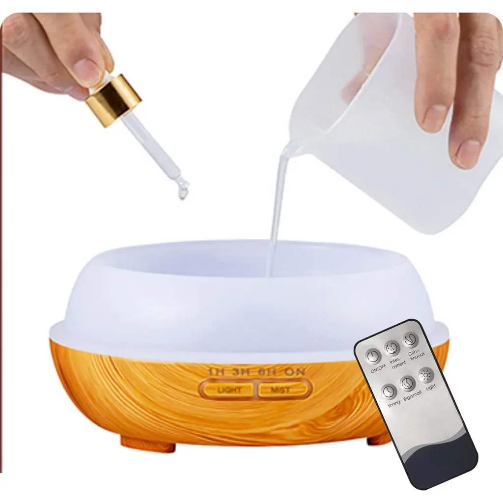 Luxurious aroma diffuser with remote control - 500 ml - 7 light colors