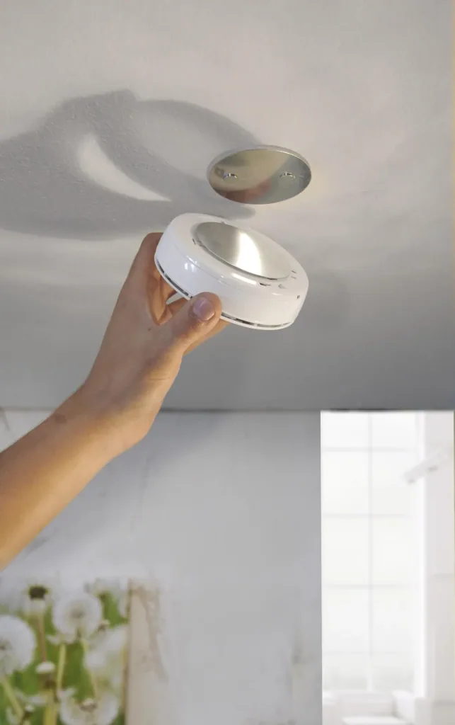 Smoke detector + magnetic attachment