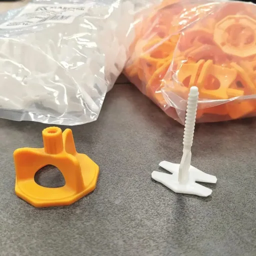 Tegel Nivelleersysteem, 100 Gewindelaschen, 3mm Voeg
