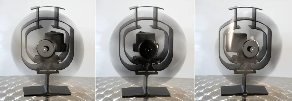 fireplace fan, pivoting