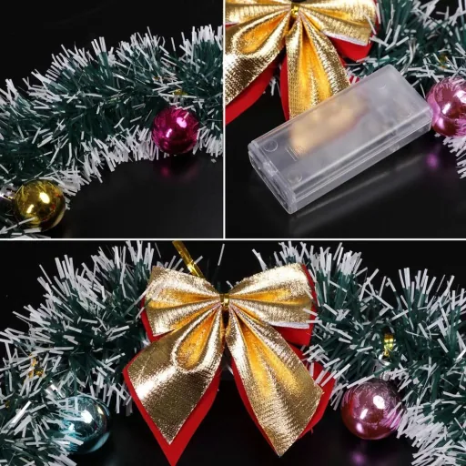 Christmas wreath - LED - Gold Ø32cm