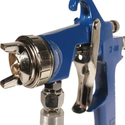Pneumatic paint spray gun with 1.5 mm nozzle