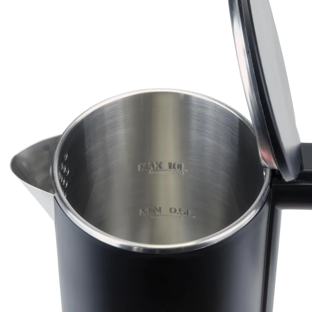 Kettle, 1L, Black, CoolTouch
