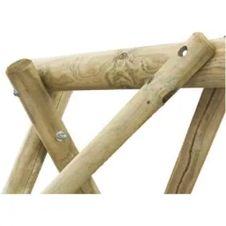 Double swing Eline round wood