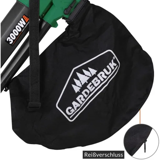 Electric leaf blower 3-in-1 - blowing, vacuuming and shredding