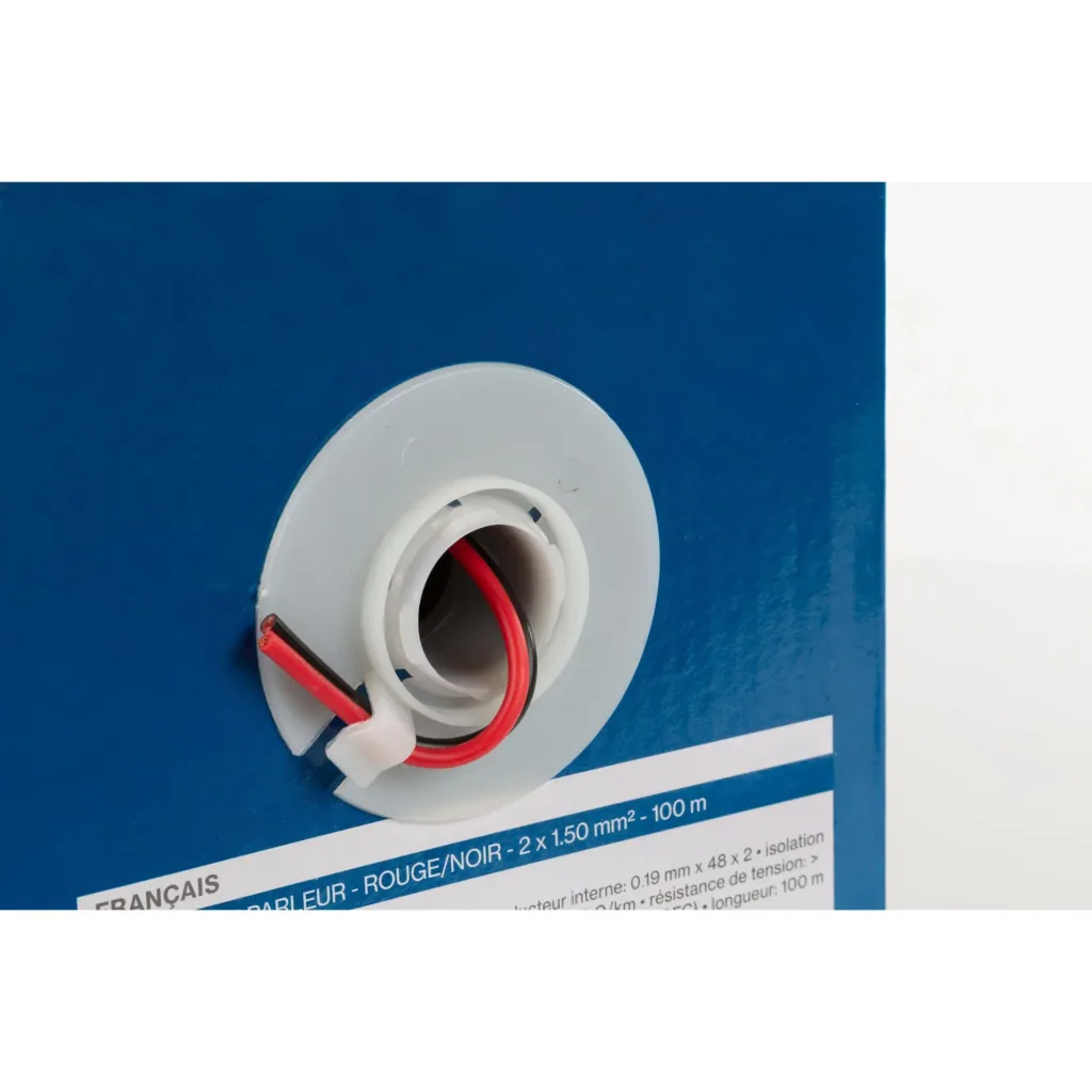 speaker cable - red/black - 2 x 1.50 mm² - 100 m
