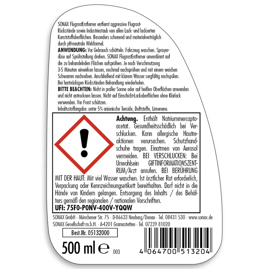 Rust remover 500 ml