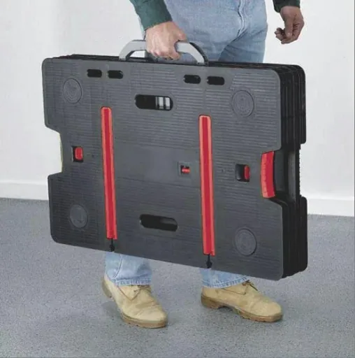 Work table, foldable
