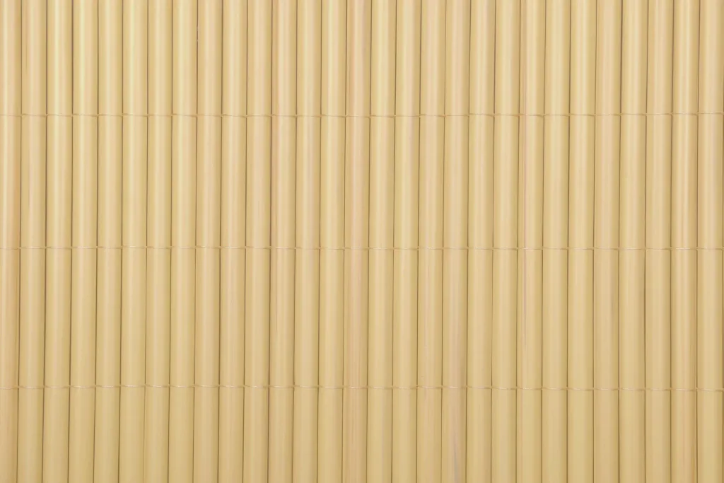 Privacy and wind protection "Bamboo look" 10 m long