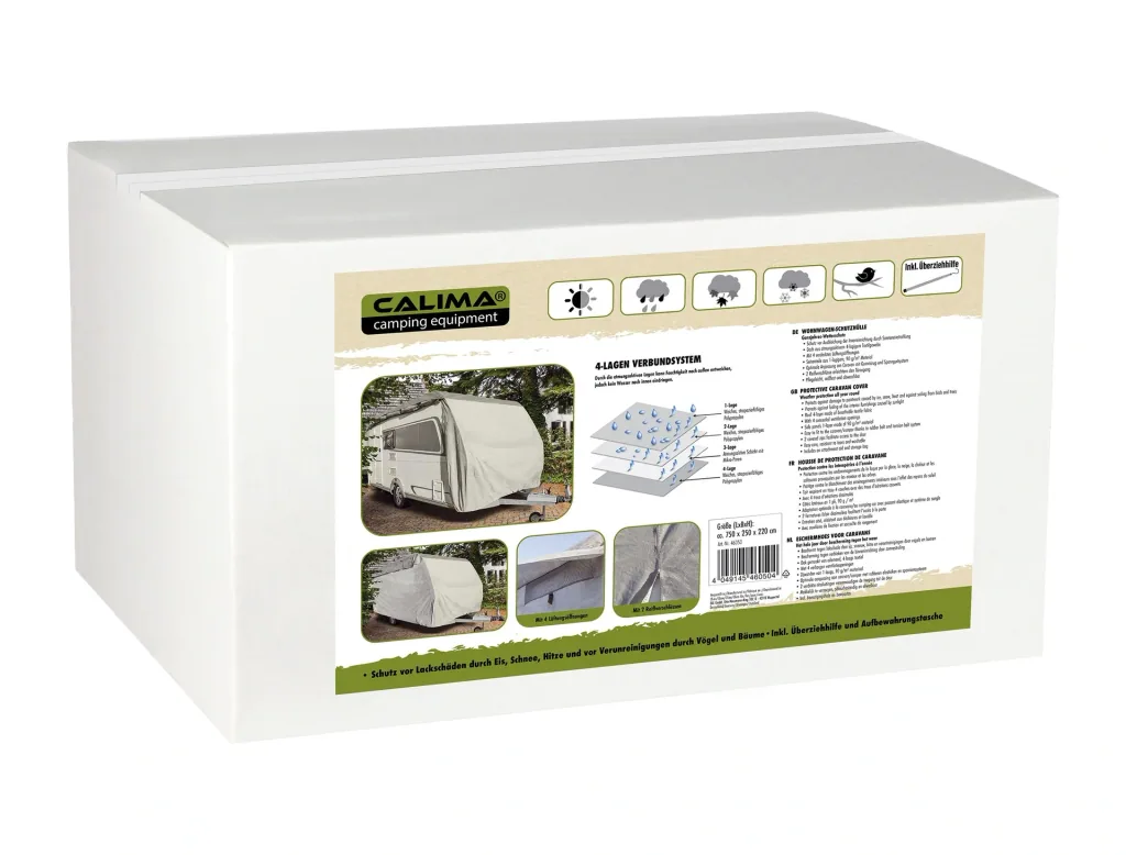 Caravan protective cover approx. 750 x 250 x 220 cm