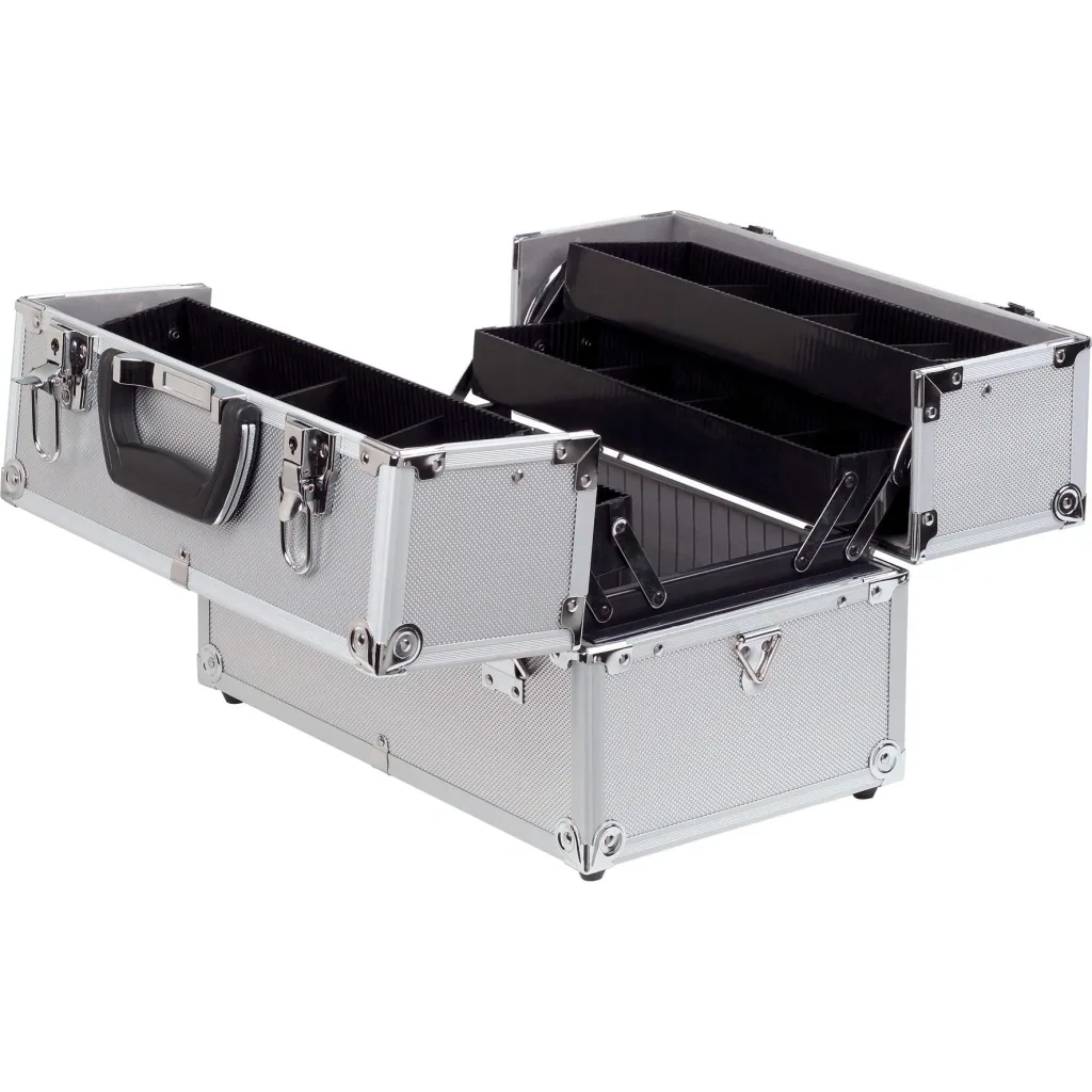 ERRO aluminum folding box, 4 trays