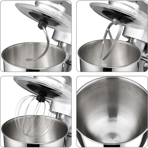 Elegance Red Food Processor 1200W 6L